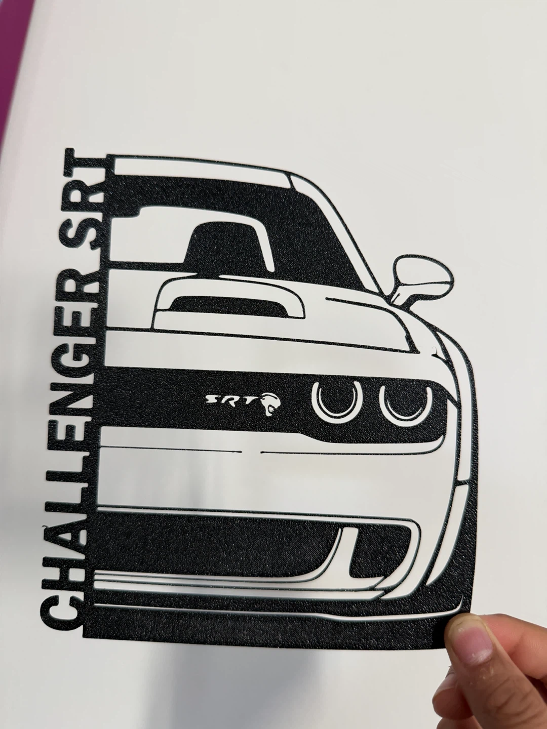 Dodge Challenger SRT and Lamborghini wall decor