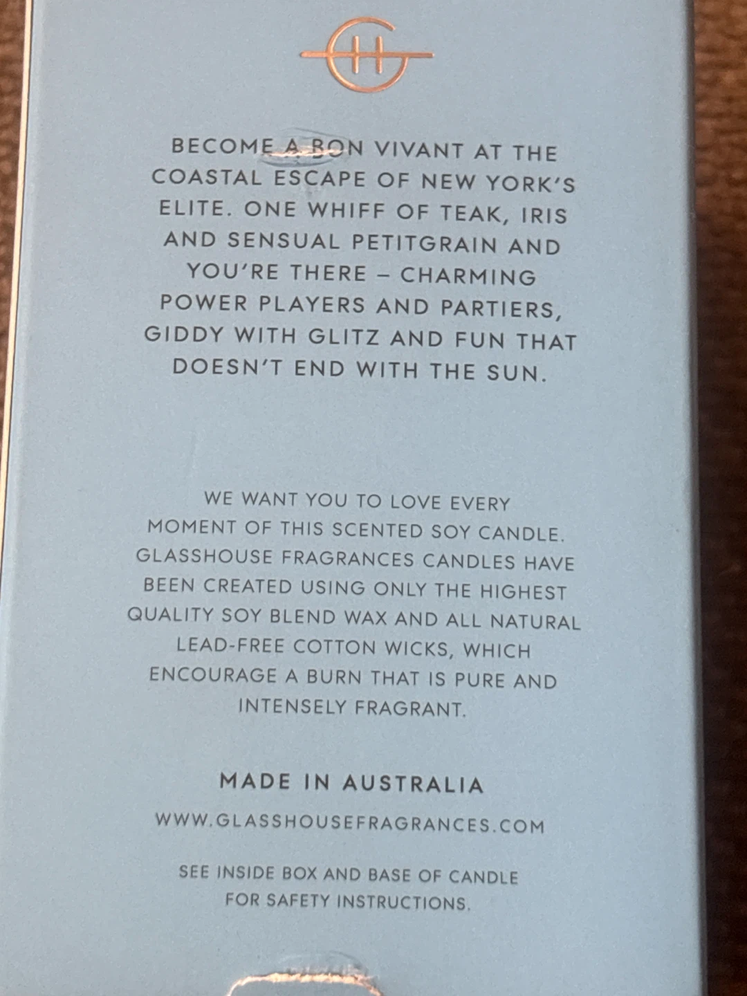 Glasshouse Fragrances The Hamptons Soy Candle - photo 3