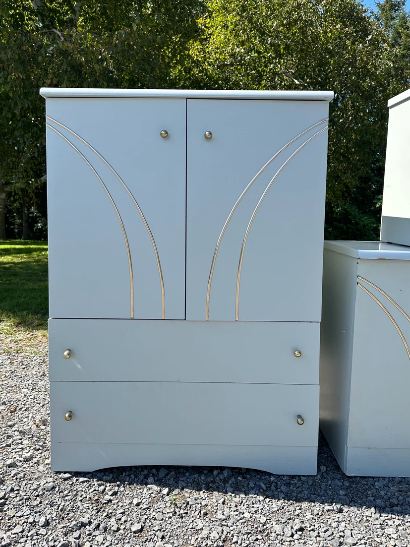 Vintage Meubles Norbec White Bedroom Dresser Set (CAN DELIVER) - photo 4