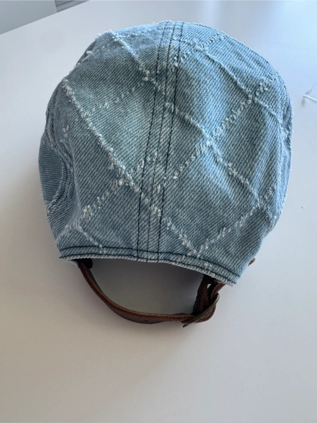 Supreme Punched Denim Camp Cap 'Blue' - photo 2