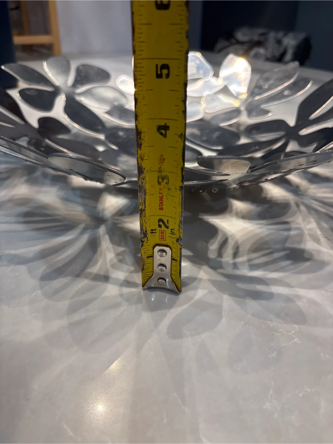 Decorative Metal Fruit Bowl - photo 3