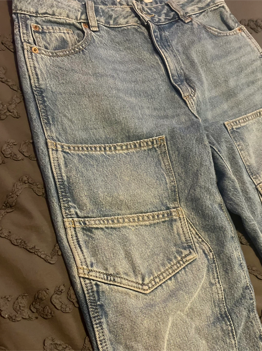 Garage Denim Cargo Jeans