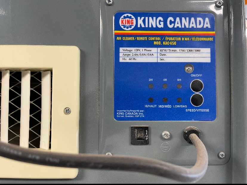 King Canada Air Cleaner with Remote Control - photo 5