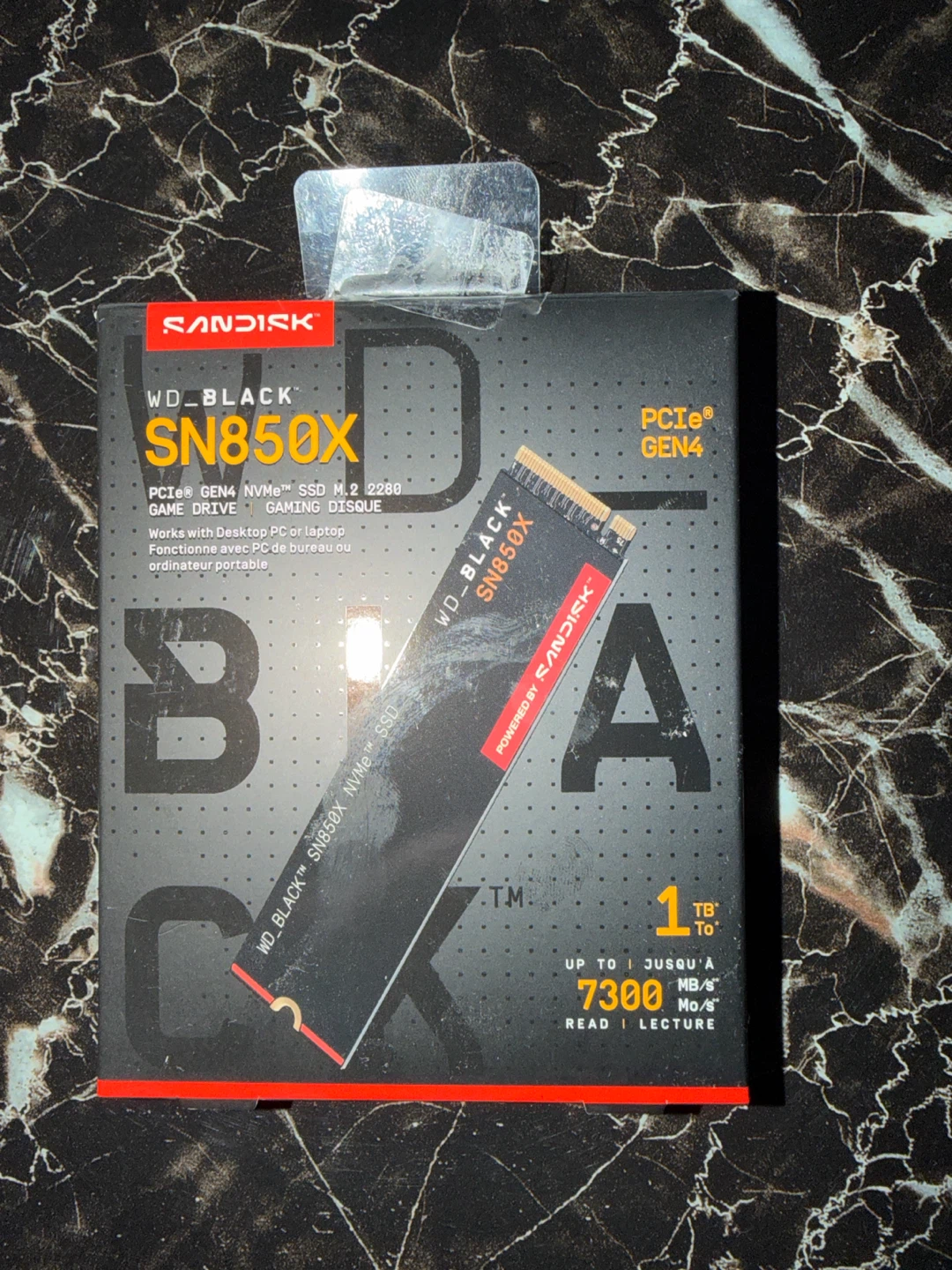 WD_BLACK SN850X NVMe SSD — OPEN BOX