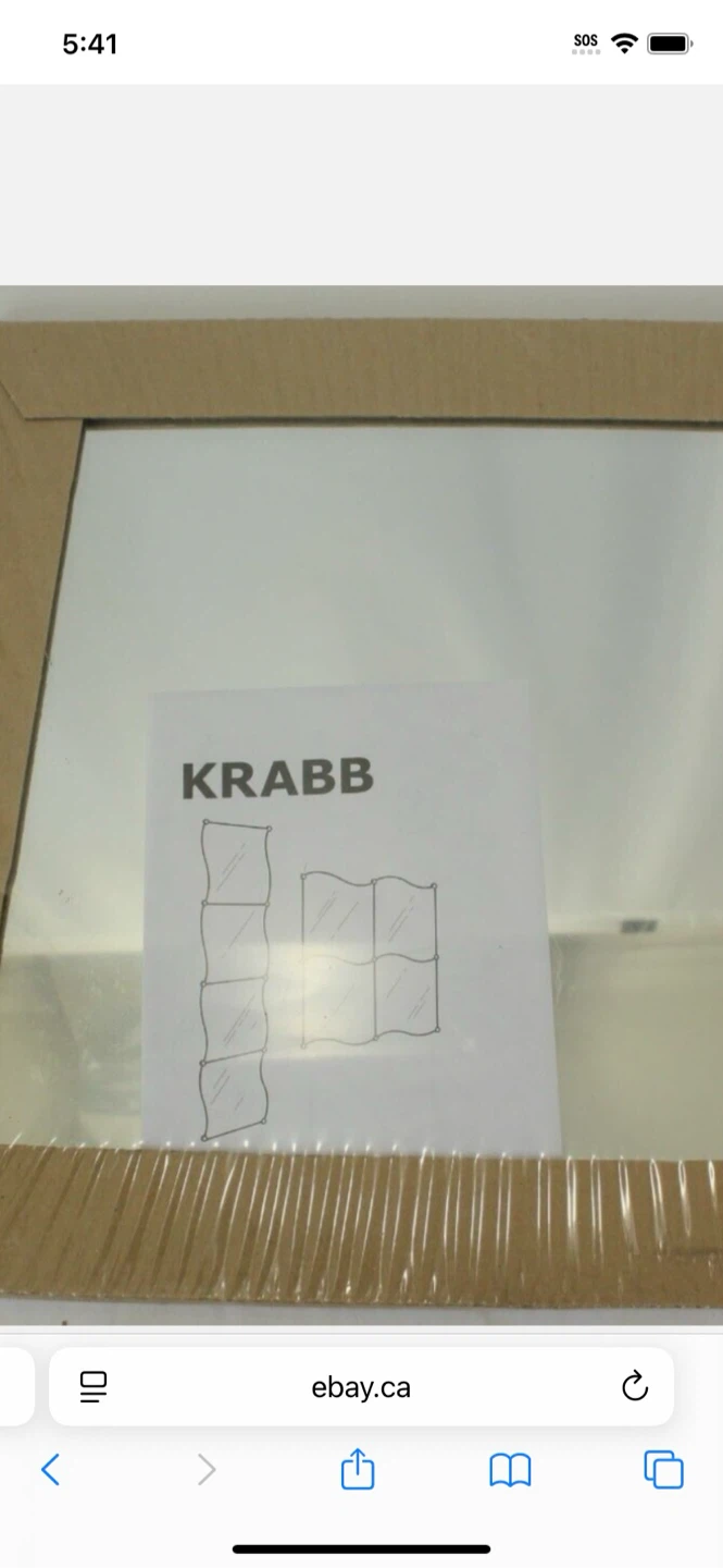 Vintage, New, IKEA Krabb mirror