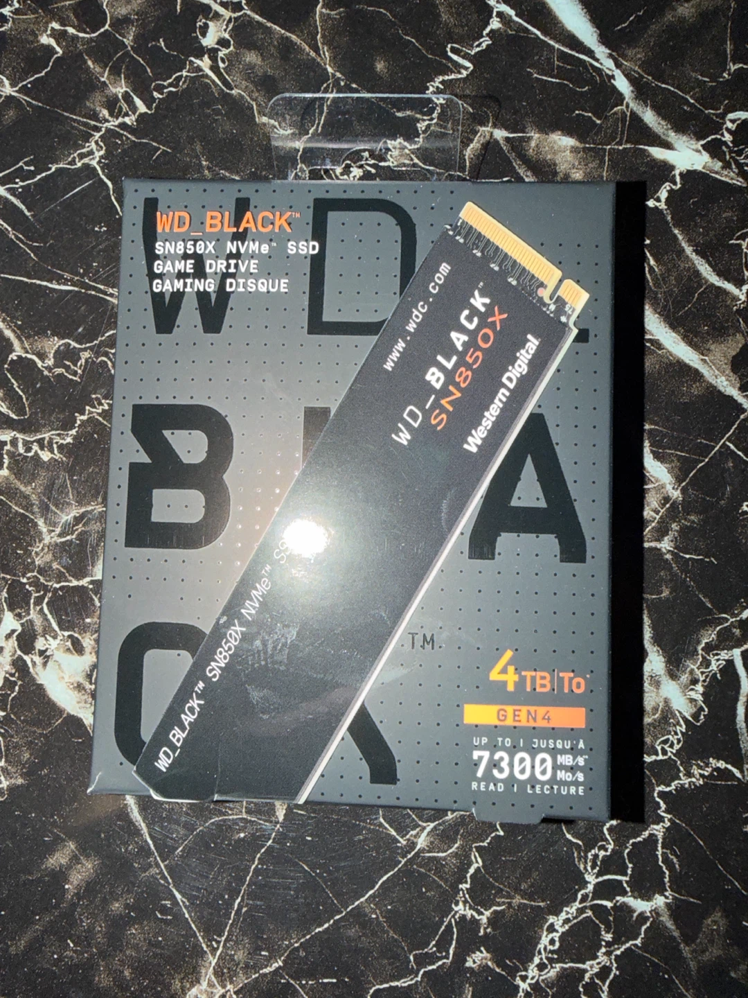WD_BLACK SN850X NVMe SSD 4TB — OPEN BOX