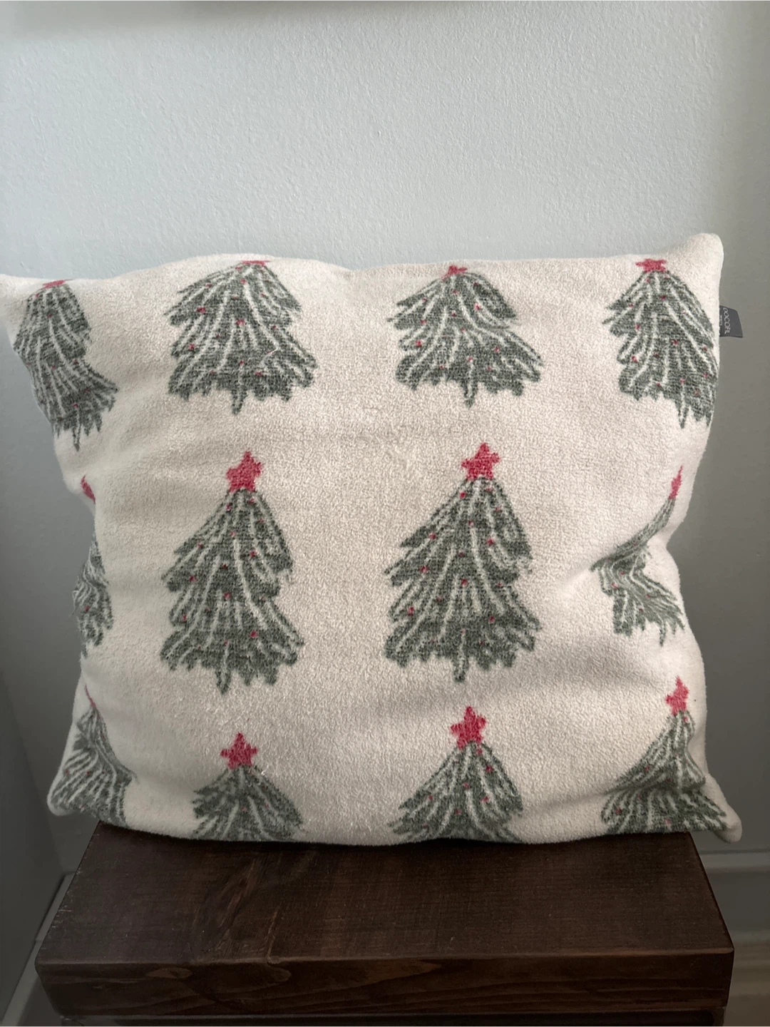 Christmas Tree Throw Pillow Removable Cover