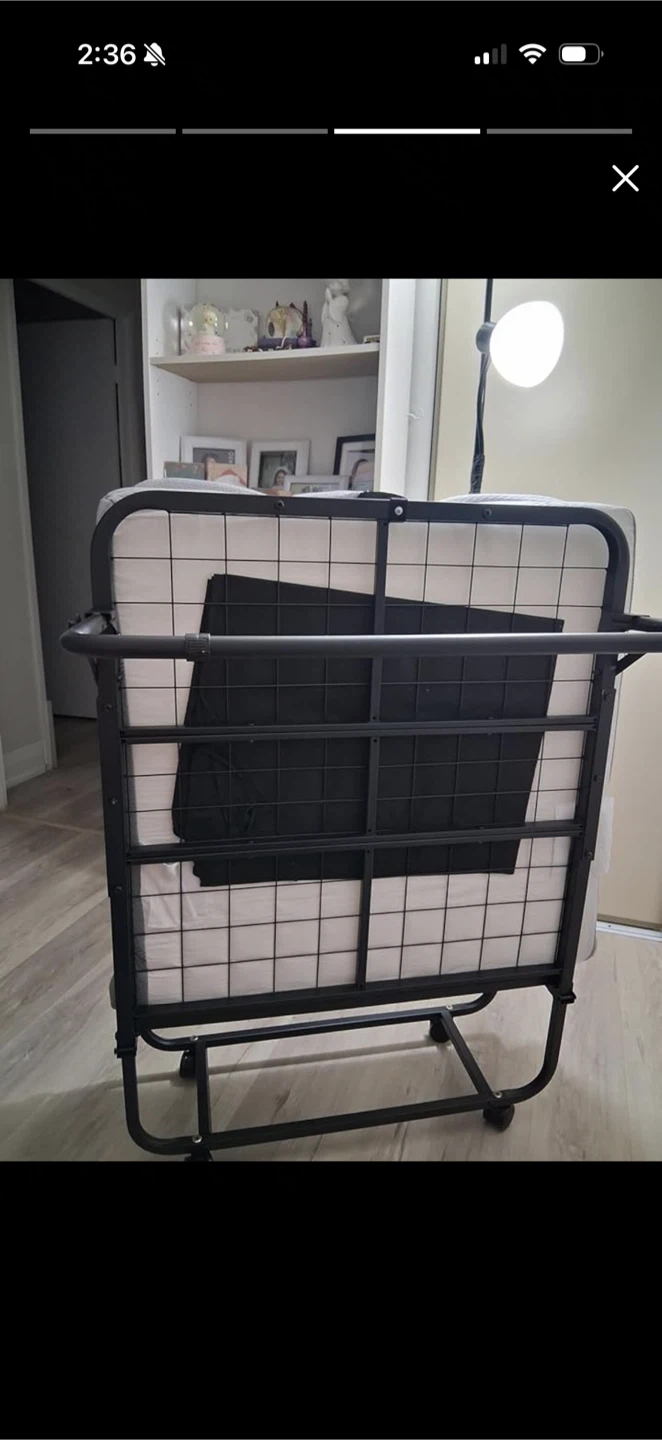 Folding Guest Bed with Mattress - photo 2