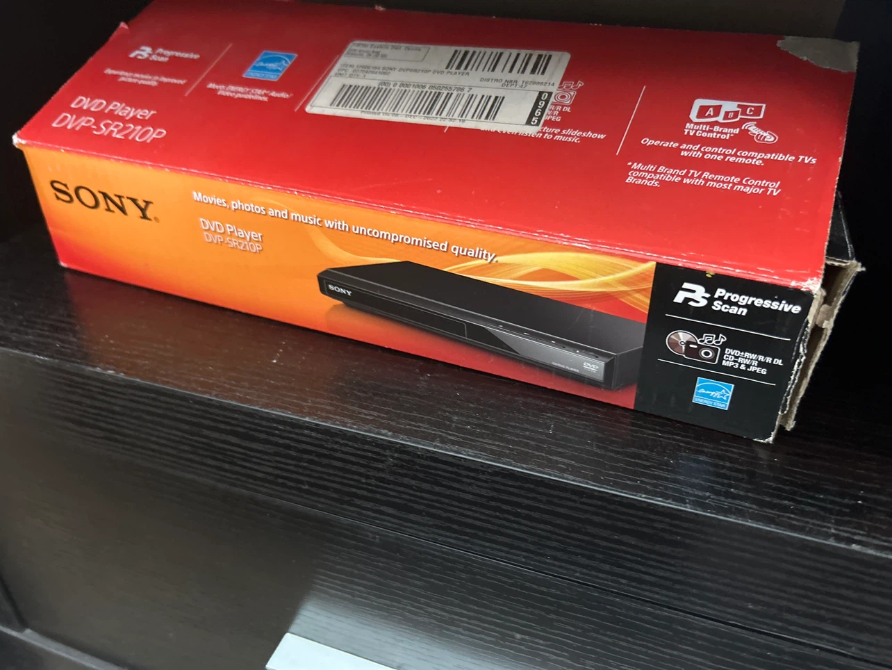Sony Progressive Scan DVD Player DVP-SR210P