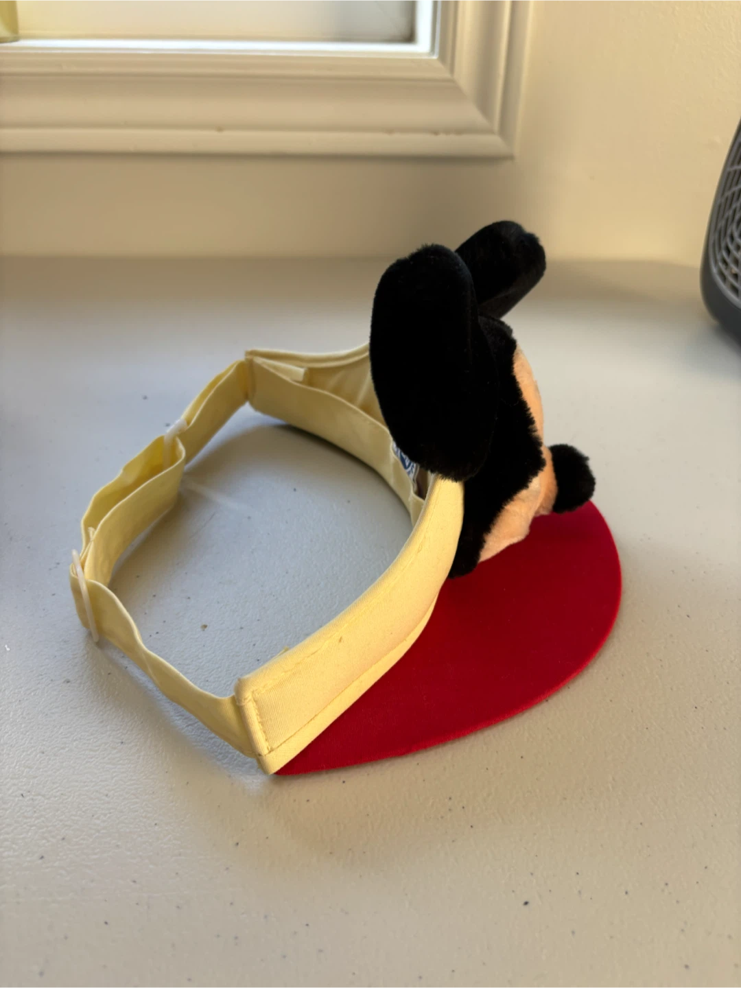 Vintage 80’s Disney Mickey Mouse Plush Visor - photo 2