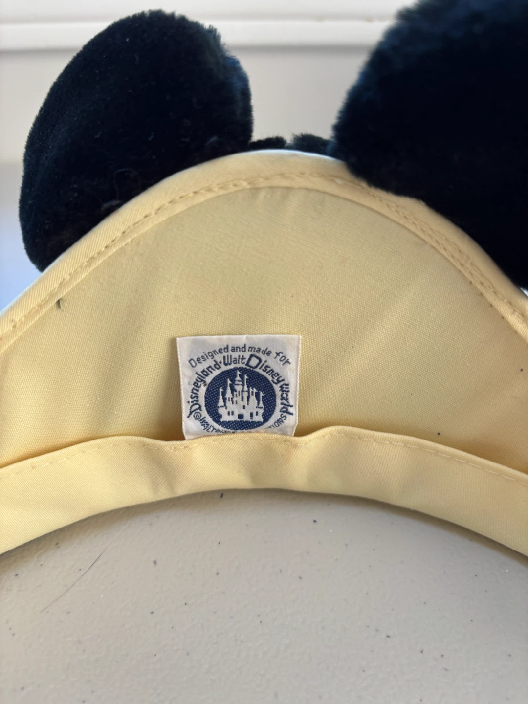 Vintage 80’s Disney Mickey Mouse Plush Visor - photo 5