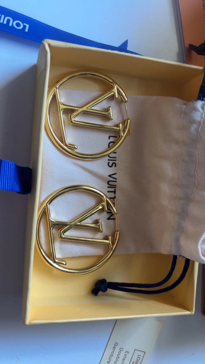 Louis Vuitton LV Circle Hoop Earrings Gold - photo 3