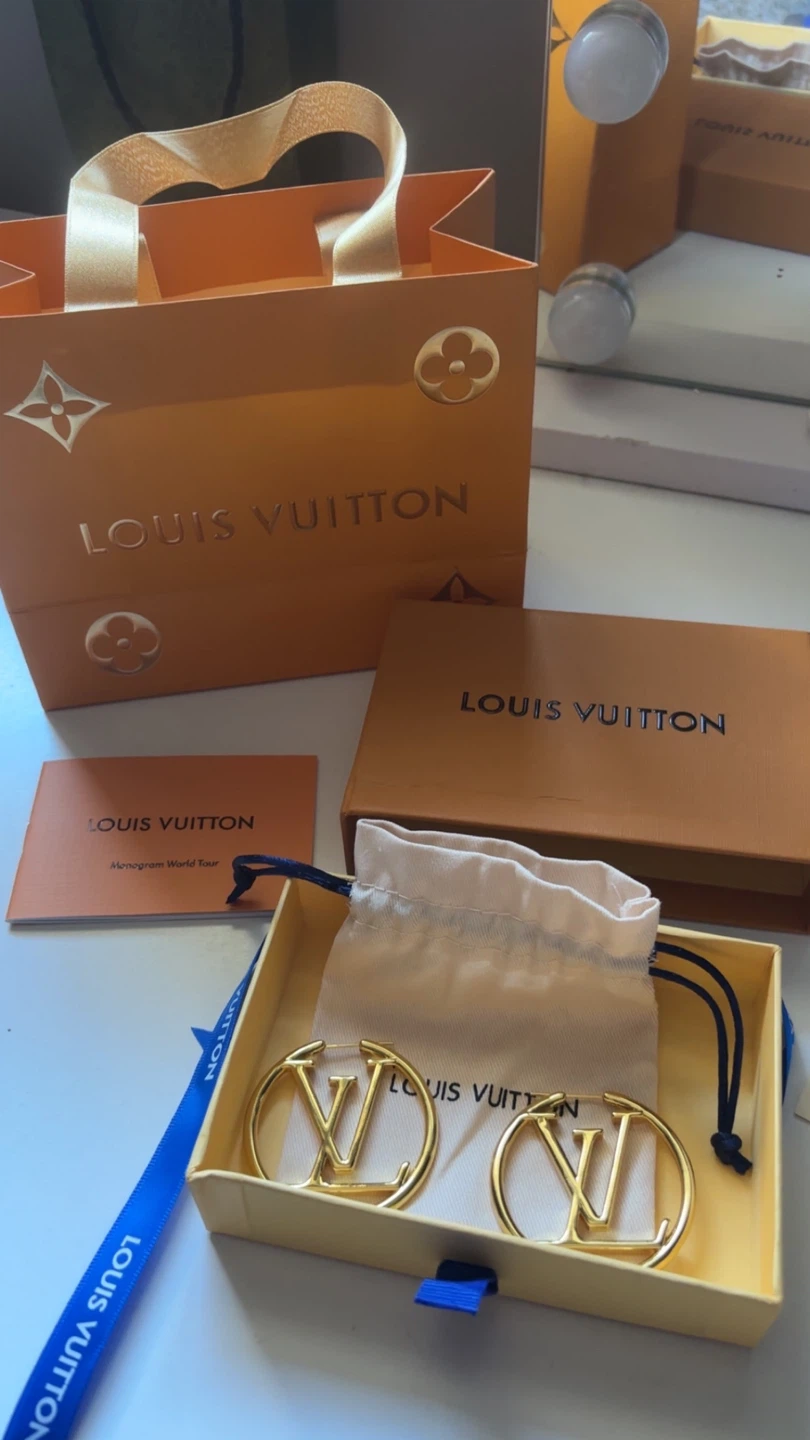 Louis Vuitton LV Circle Hoop Earrings Gold - photo 4