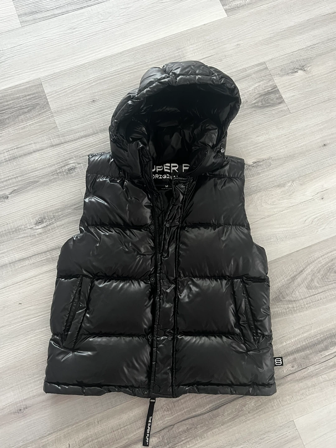 The Super Puff Original Puffer Vest - Black, Size M