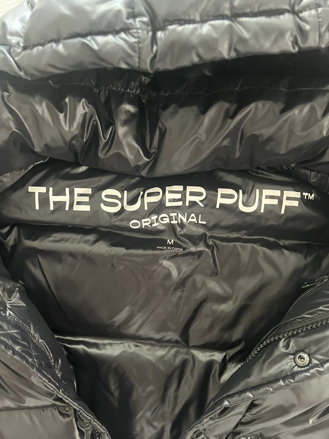 The Super Puff Original Puffer Vest - Black, Size M - photo 3