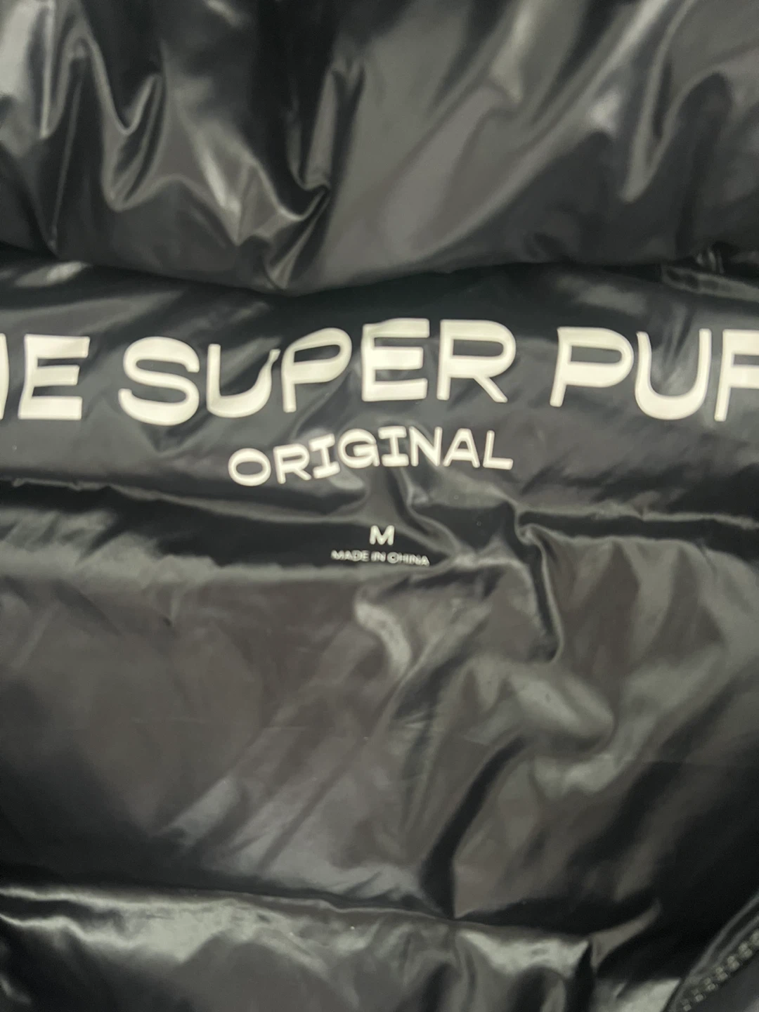 The Super Puff Original Puffer Vest - Black, Size M - photo 4