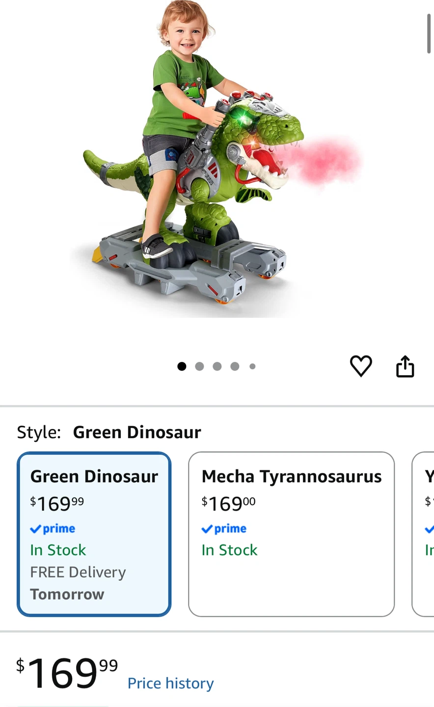 Kid Trax Toys Mecha T-Rex Ride-On - photo 3
