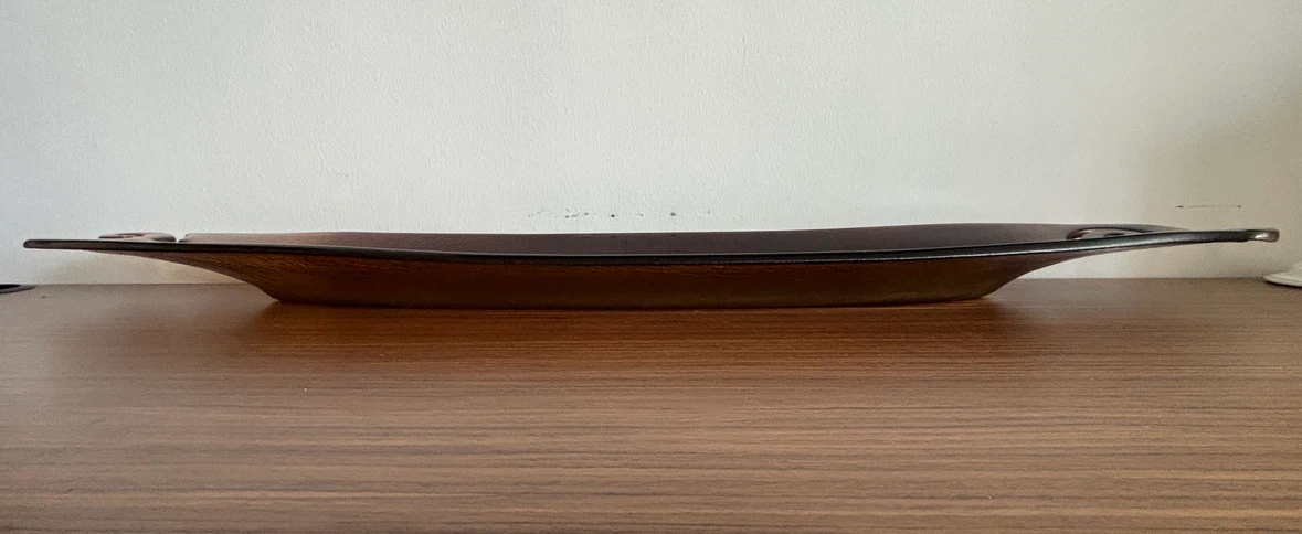 Long decorative brown glass tray - photo 5