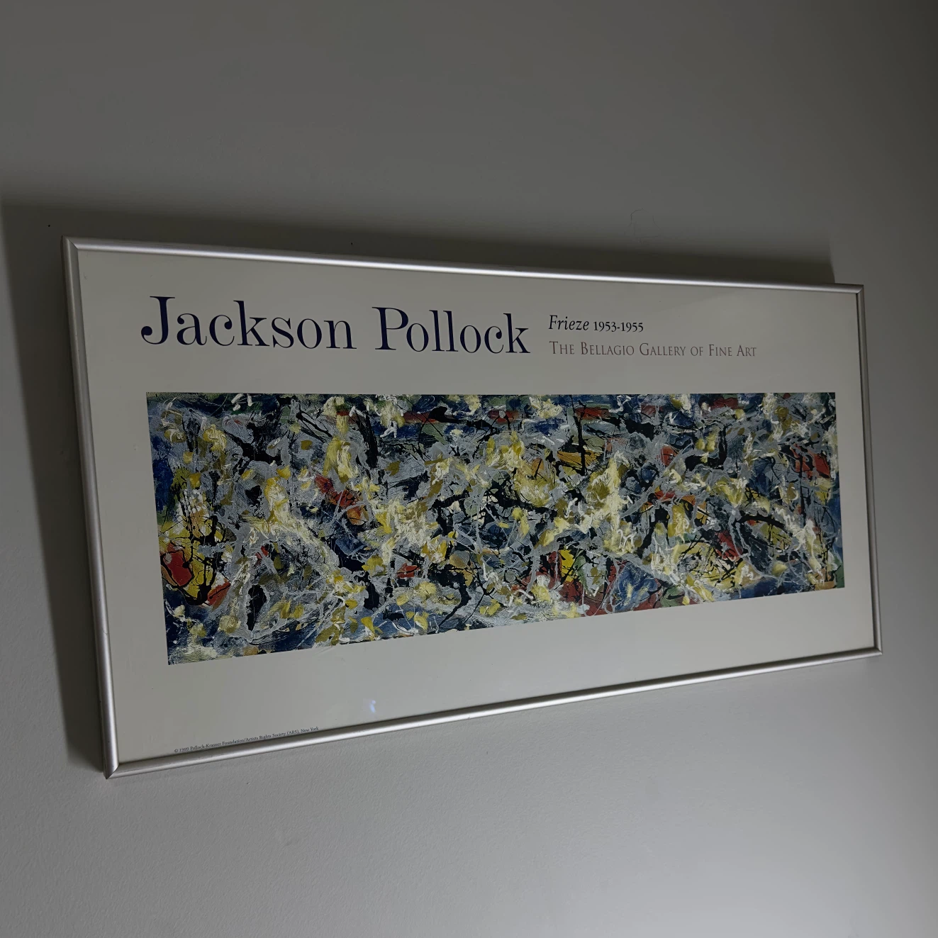 Jackson Pollock Frieze 1953-1955 Framed Art Print