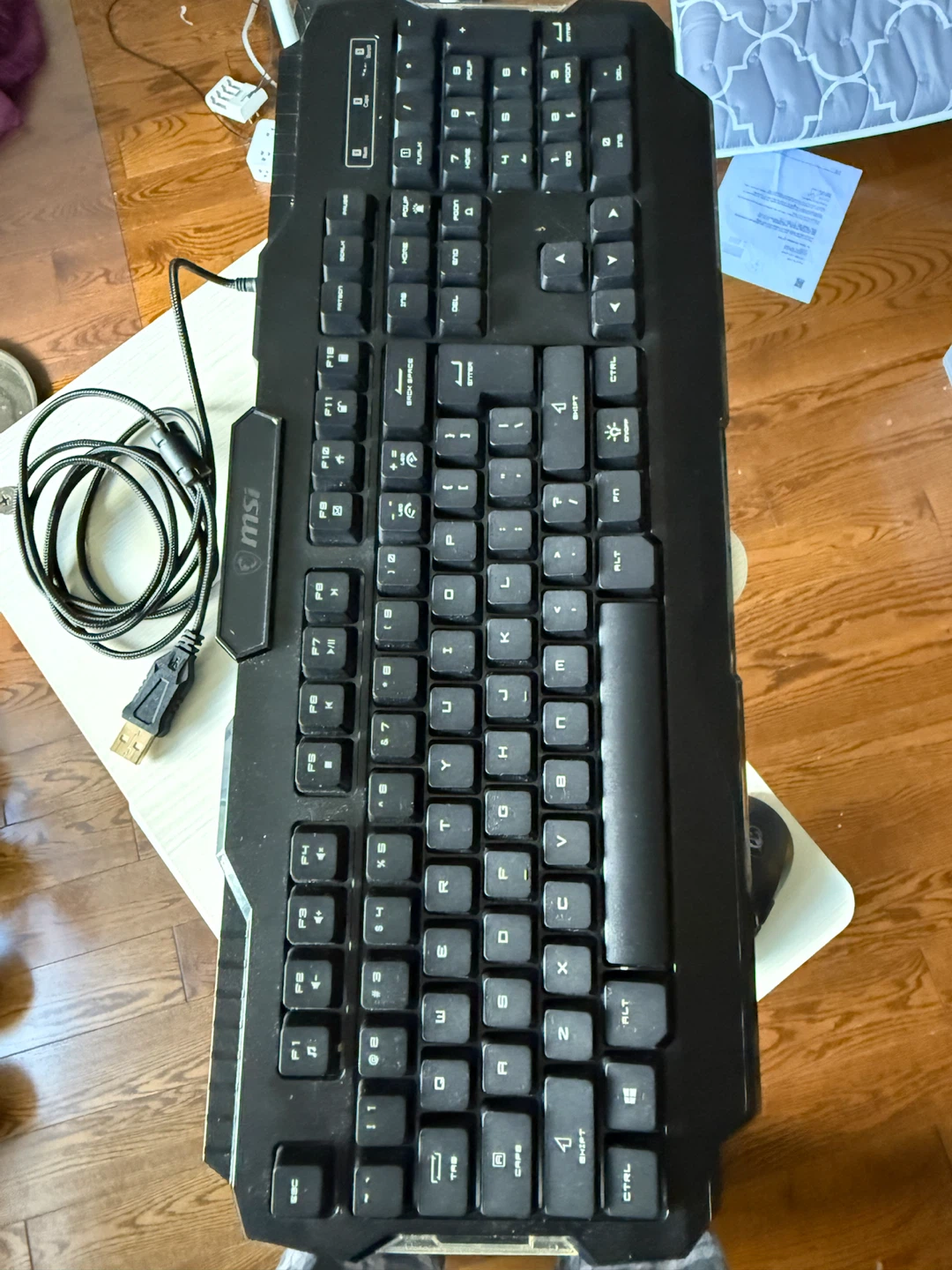 MSI Forge GK100 RGB Gaming Keyboard & Mouse Combo - photo 4