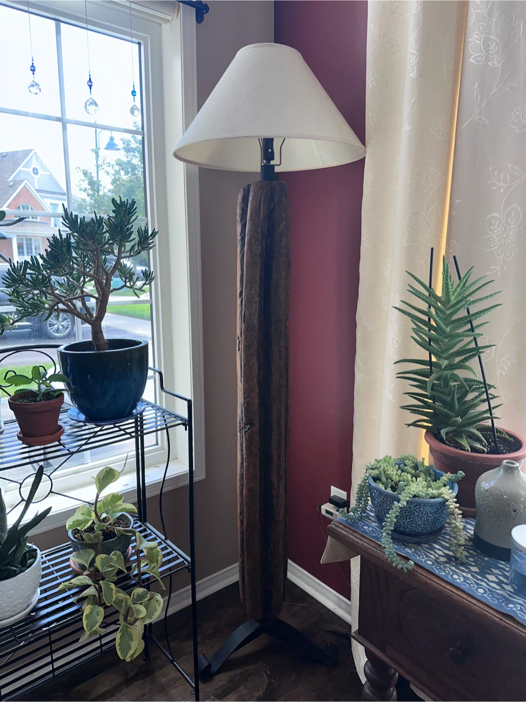 Antique Hardwood Floor Lamp (Balimbing) - photo 5
