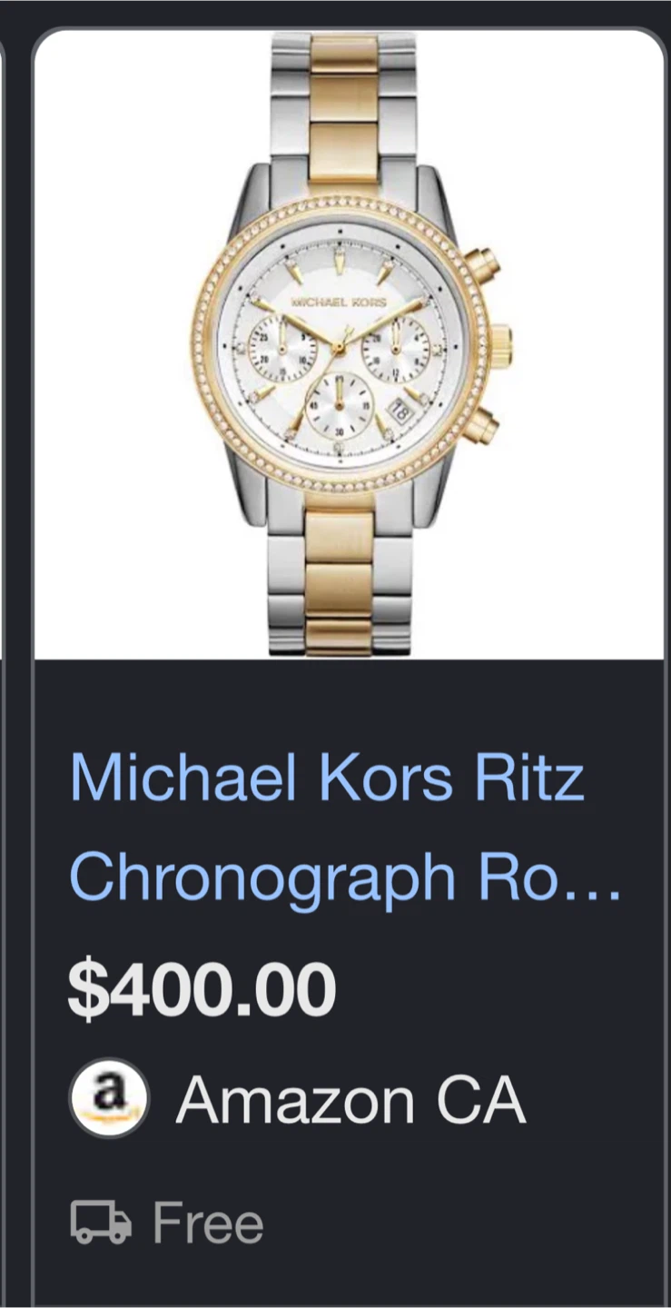 Michael Kors Ritz Chronograph womens Watch