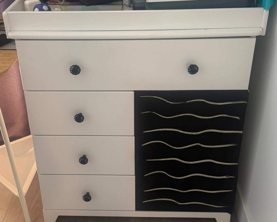 IKEA Changing Table with Drawers and Storage - photo 2