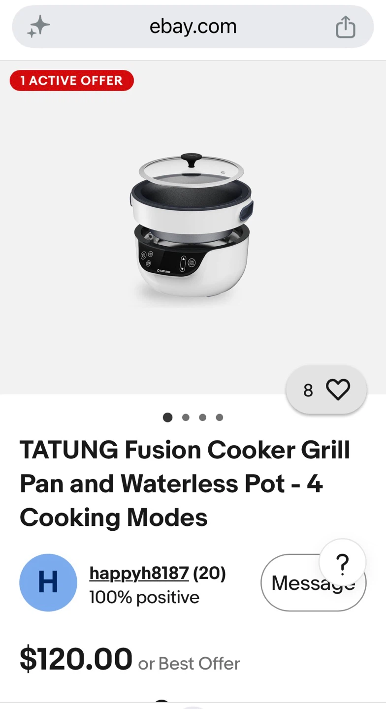Brand new Tatung Electronic Hot Pot TSB-3016EA