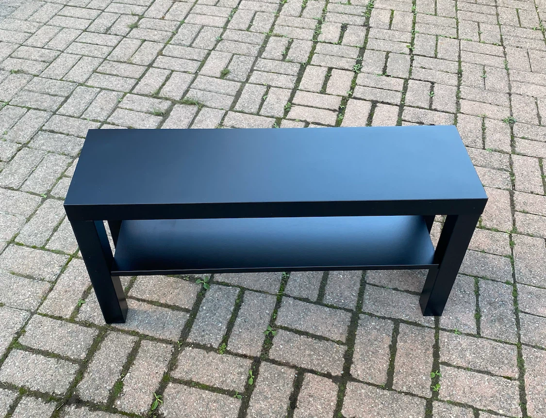 Like 🆕- IKEA Black Two-Tiered Coffee Table - $35 for 2