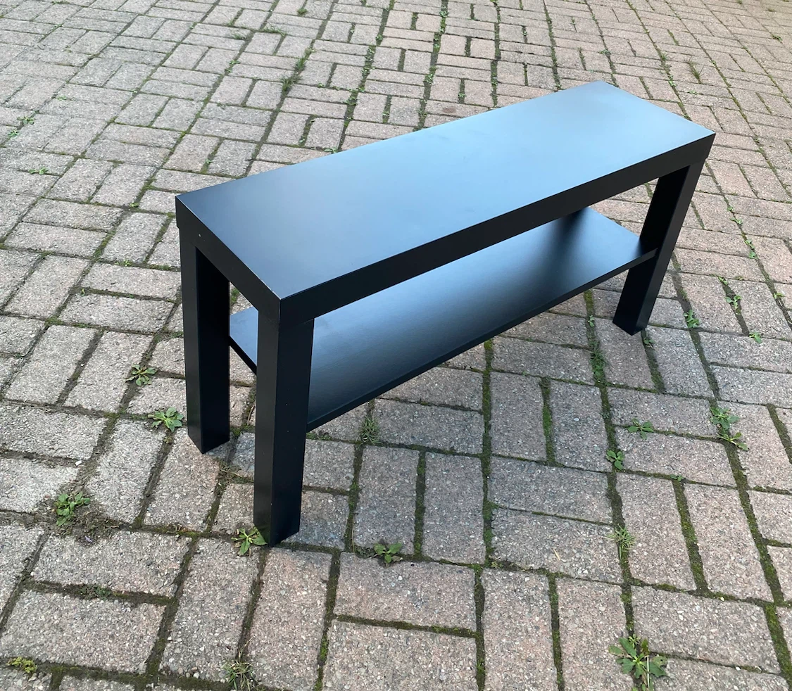 Like 🆕- IKEA Black Two-Tiered Coffee Table - $35 for 2 - photo 3