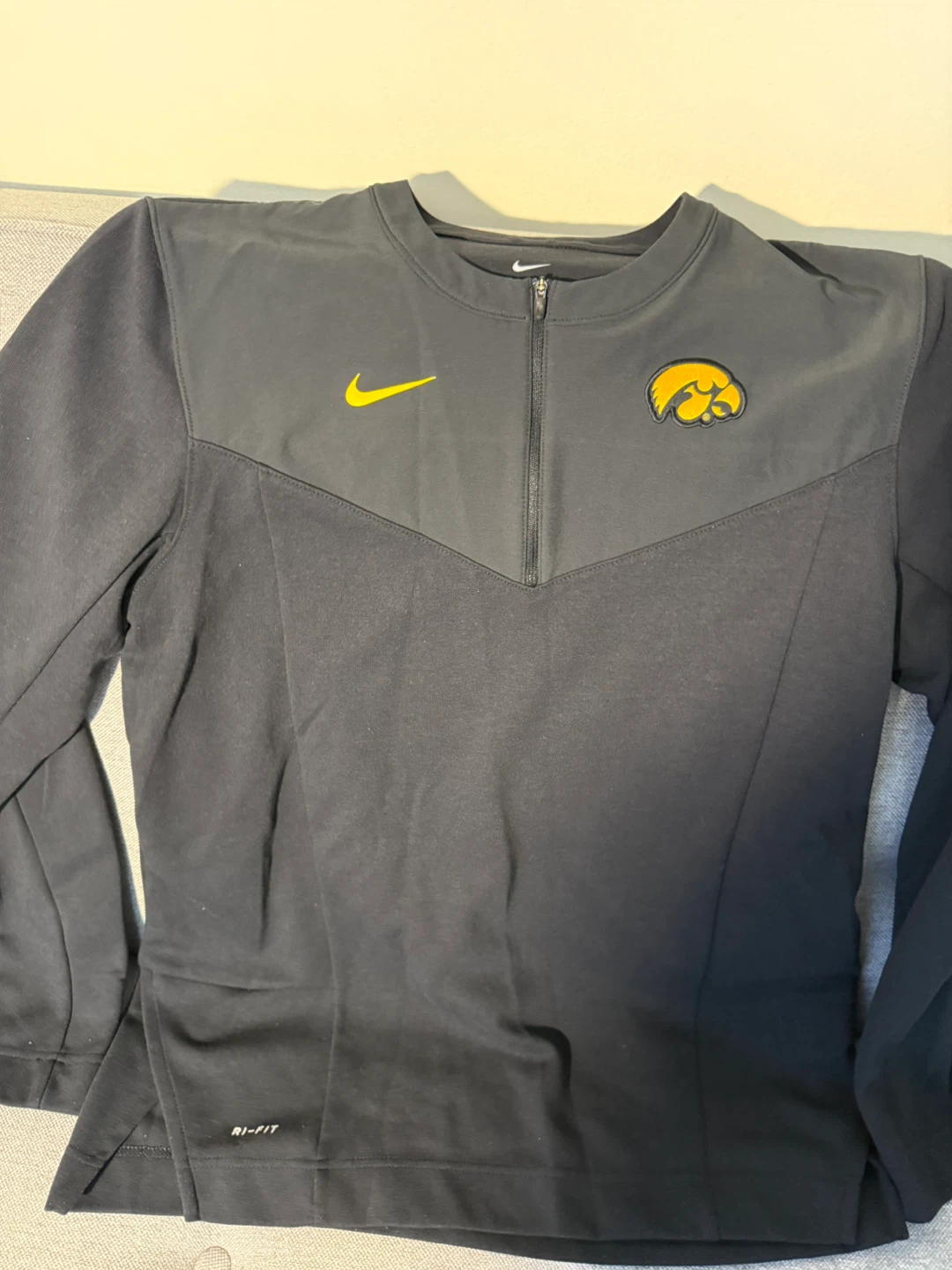 Nike Iowa Hawkeyes Quarter Zip Pullover - photo 2