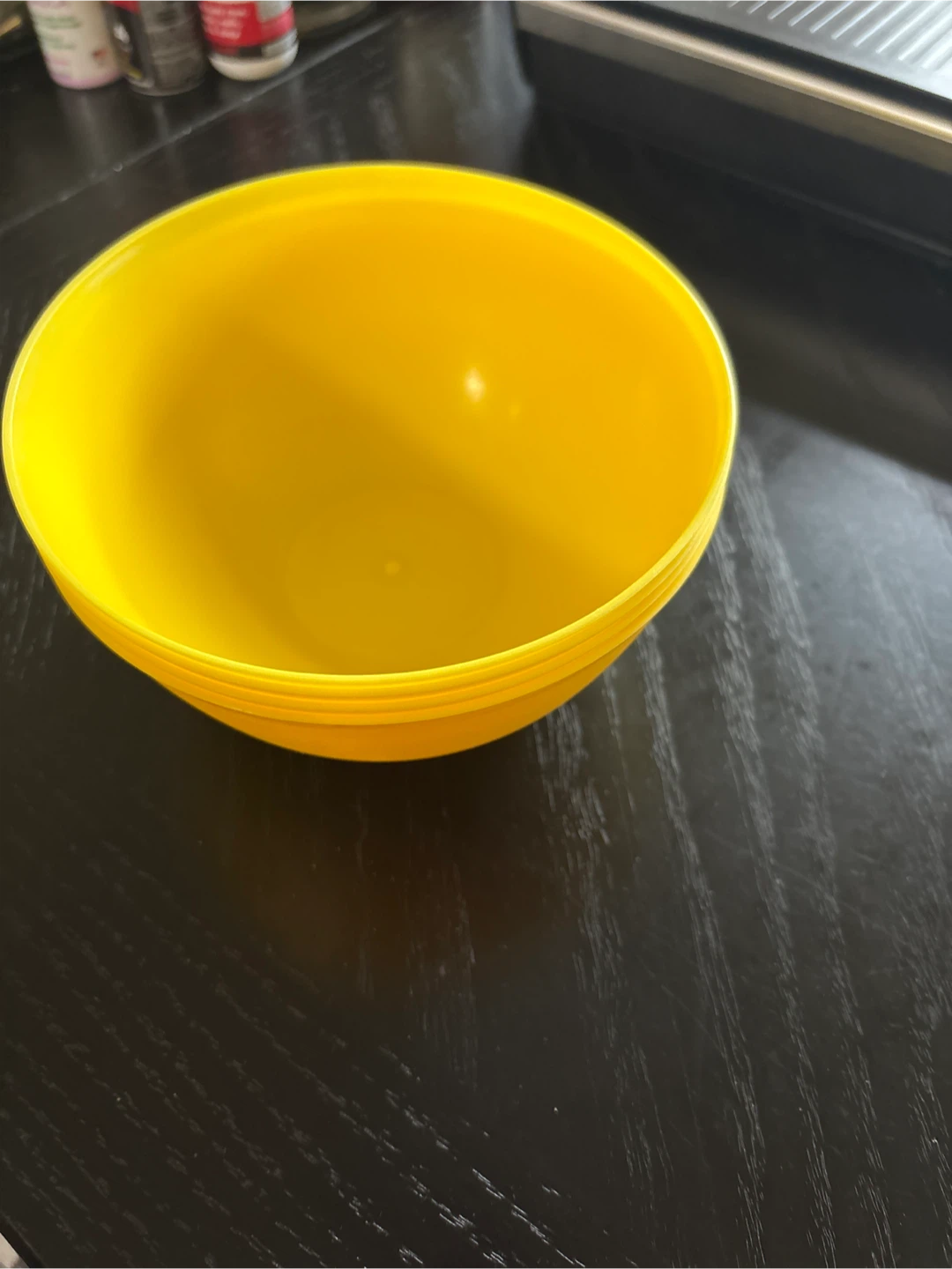 Yellow Plastic Bowls