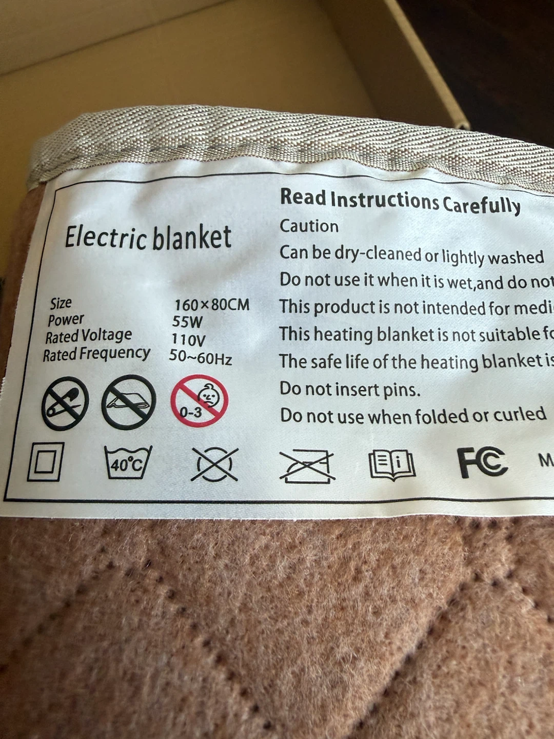 Electric Blanket 160x80CM - photo 2