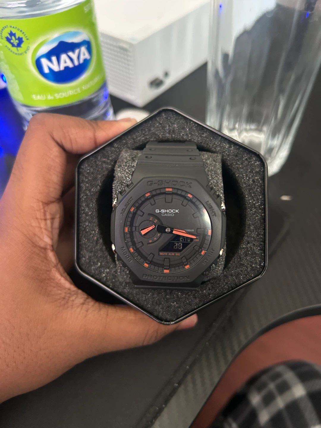 Casio G-Shock GA2100 Red and Black Timepiece - photo 2