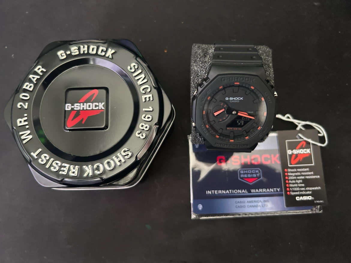 Casio G-Shock GA2100 Red and Black Timepiece - photo 5