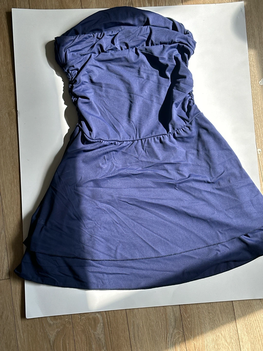 Navy Blue Strapless Dress - photo 2