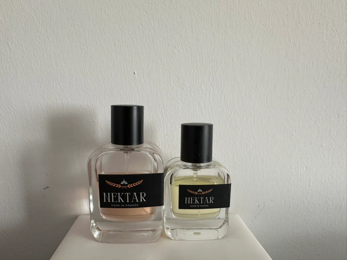 Two Nektar Perfume bottles