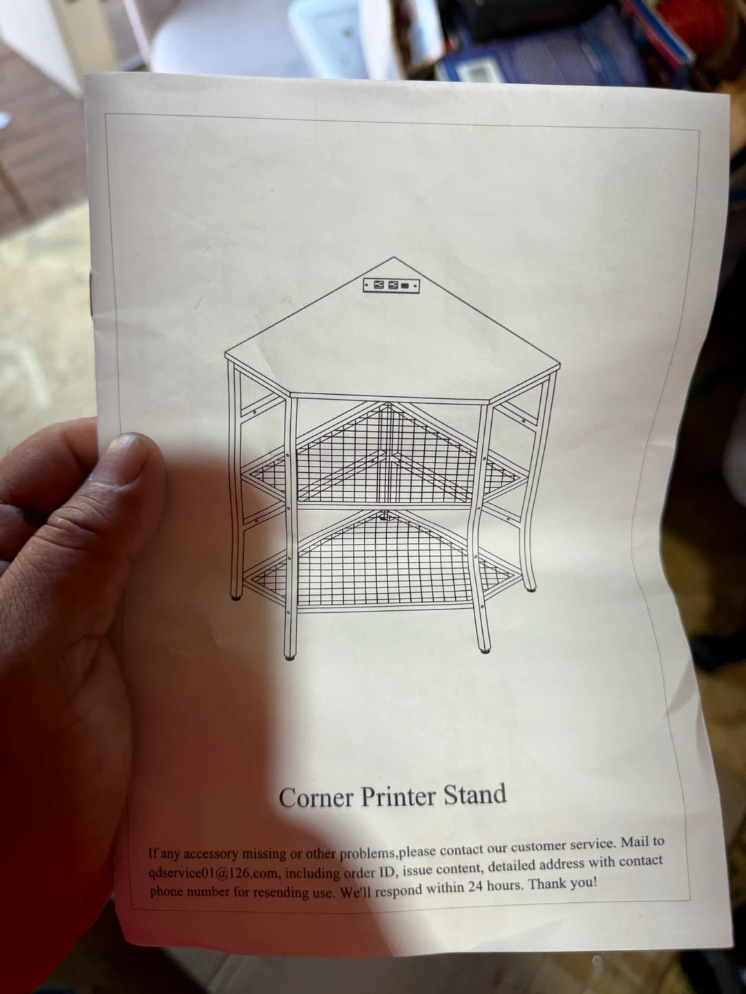 Corner Printer Stand