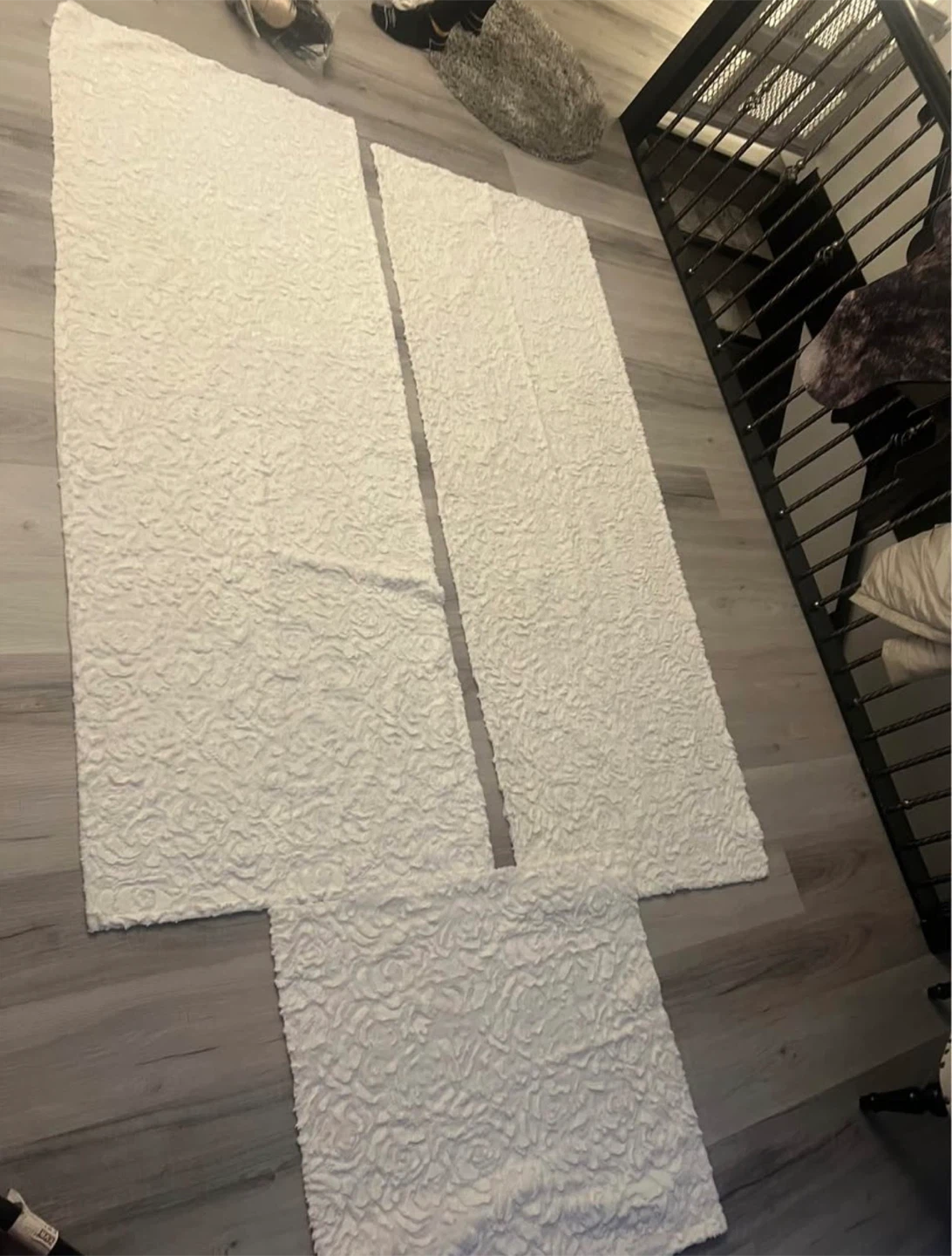 White Textured Couch Covers/Throws - photo 2