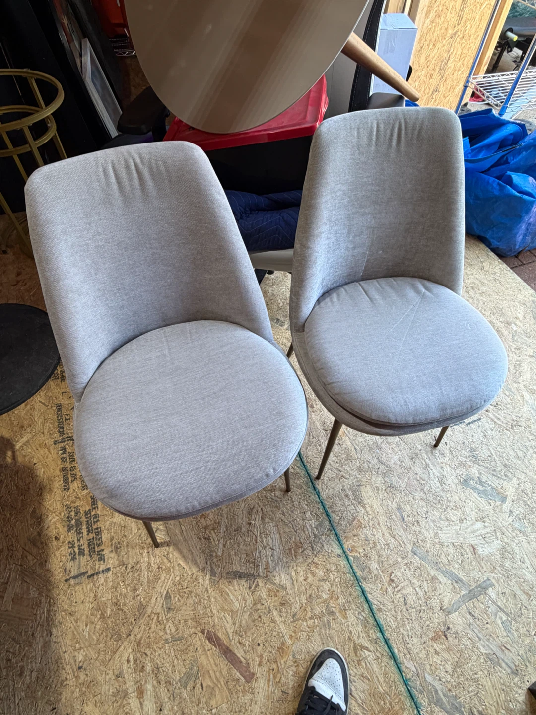 West Elm Finley Low Back Dining Chairs