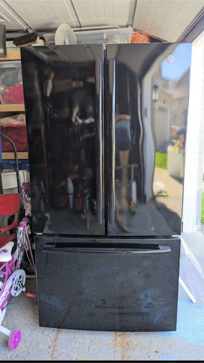 GE FRENCH DOOR REFRIGERATOR.  $60. OBO