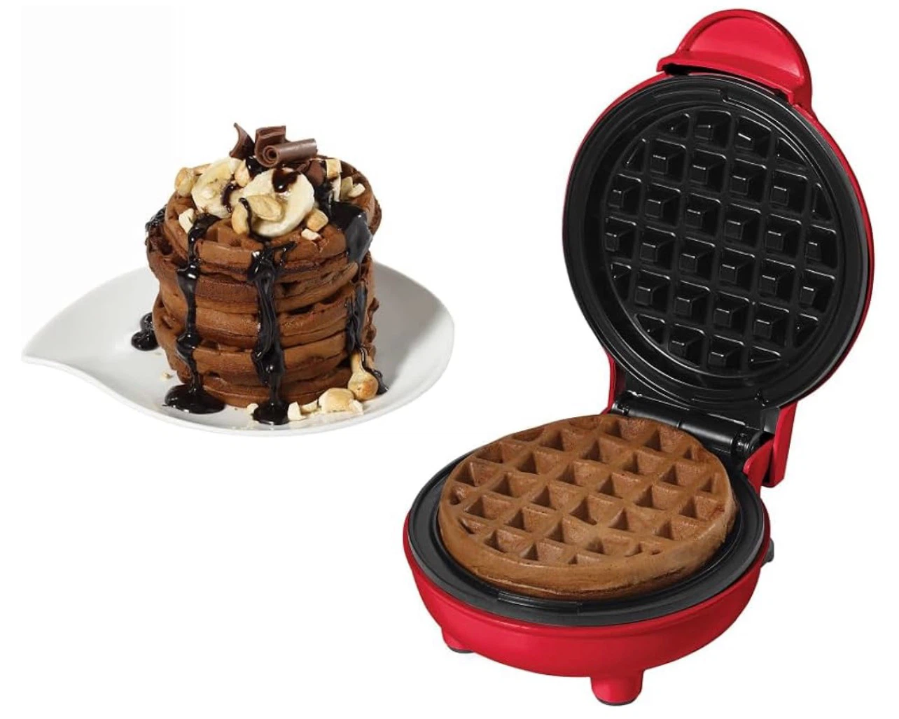 Dash Mini Waffle Maker - Red