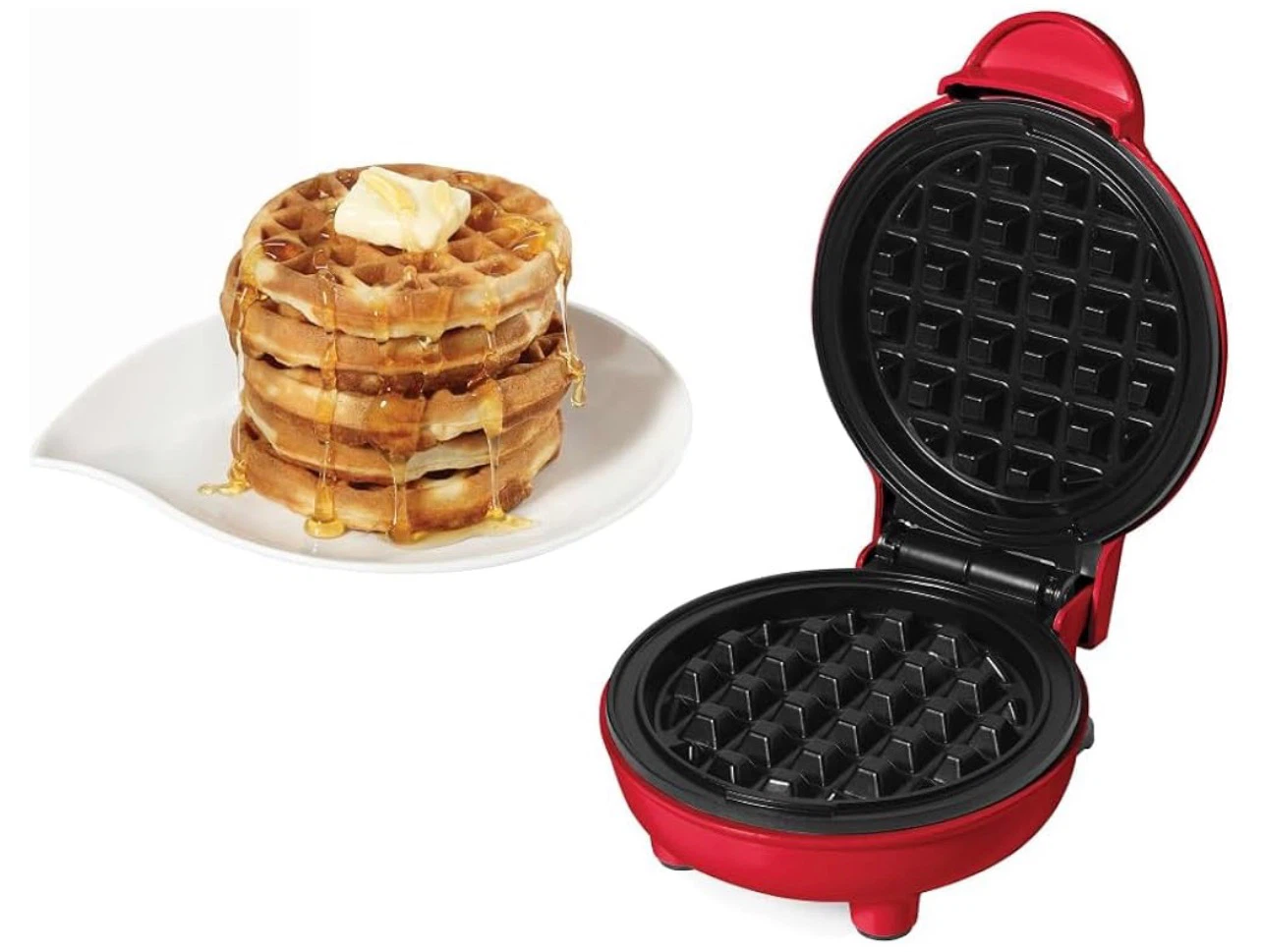 Dash Mini Waffle Maker - Red - photo 2