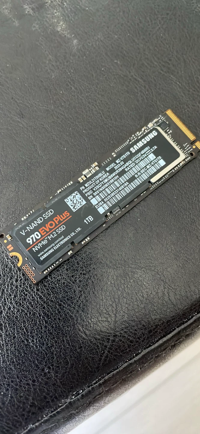 Samsung 1tb 970 Evo plus nvme