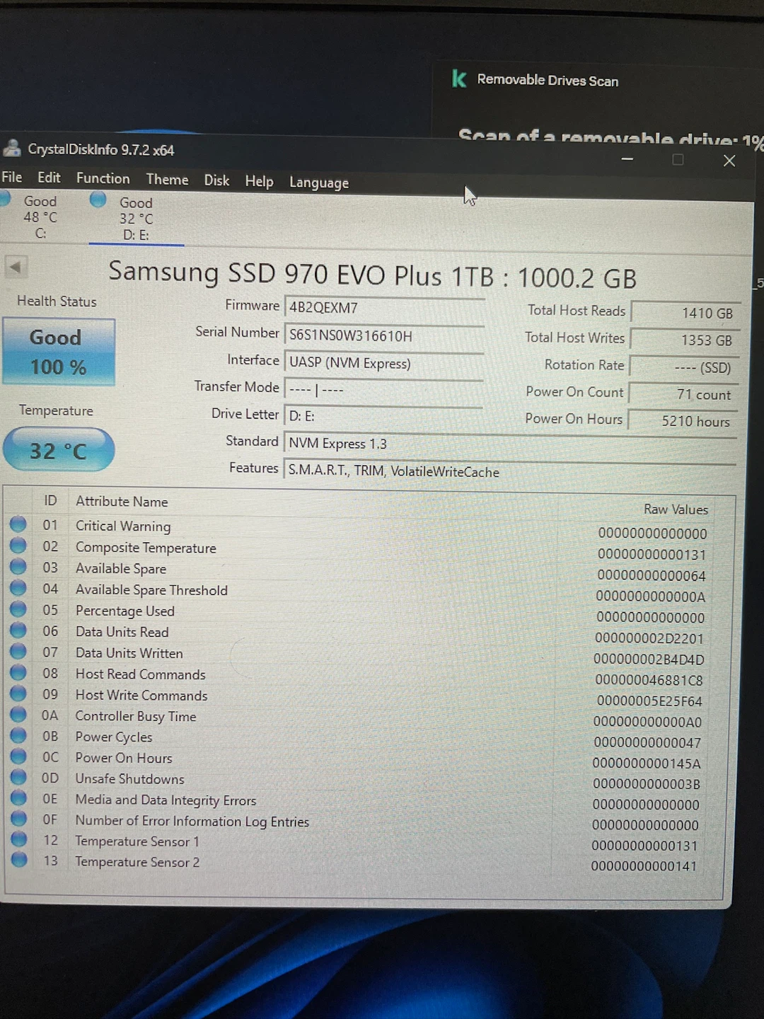 Samsung 1tb 970 Evo plus nvme - photo 2
