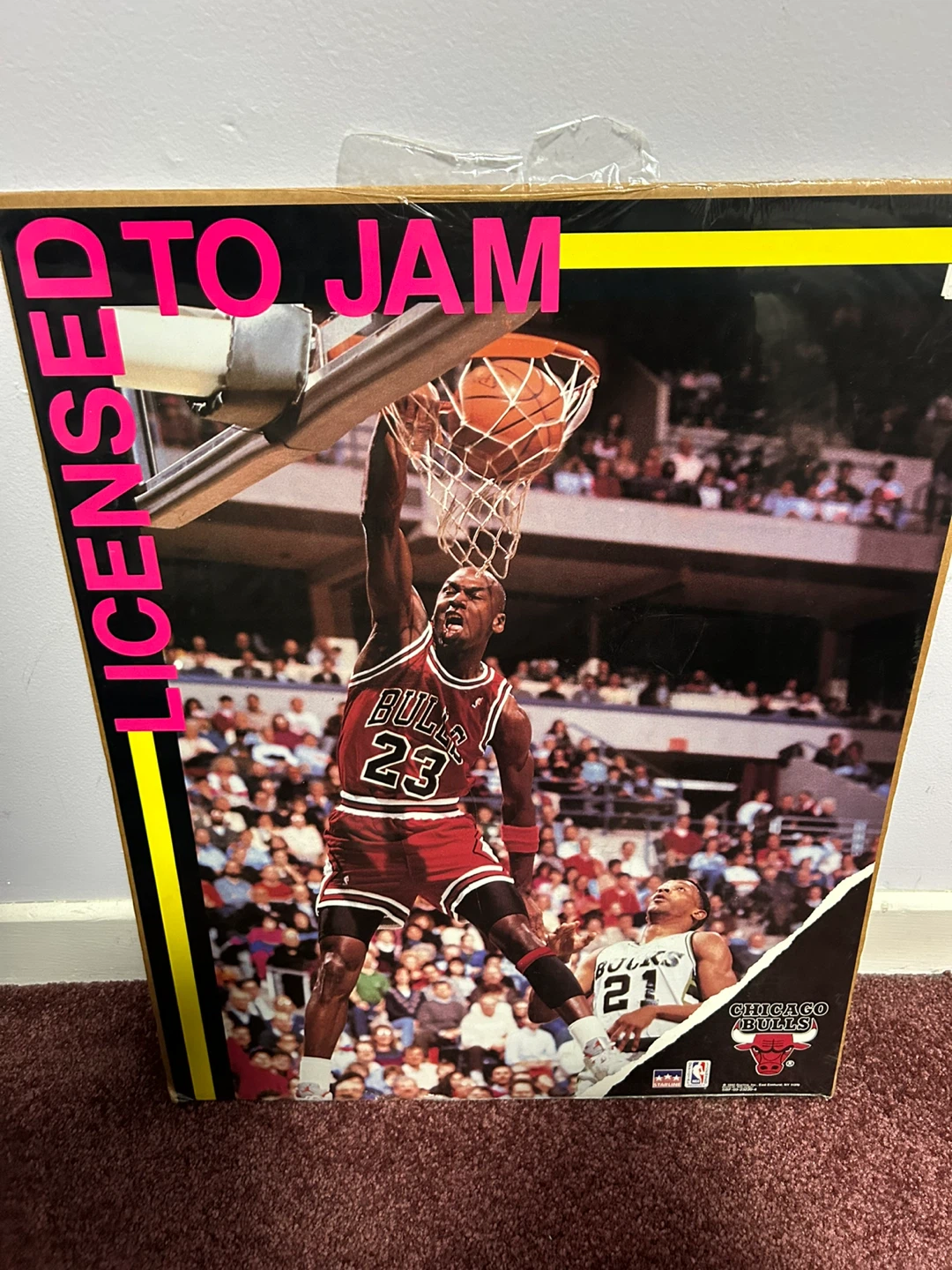 Michael Jordan Licensed To Jam Poster