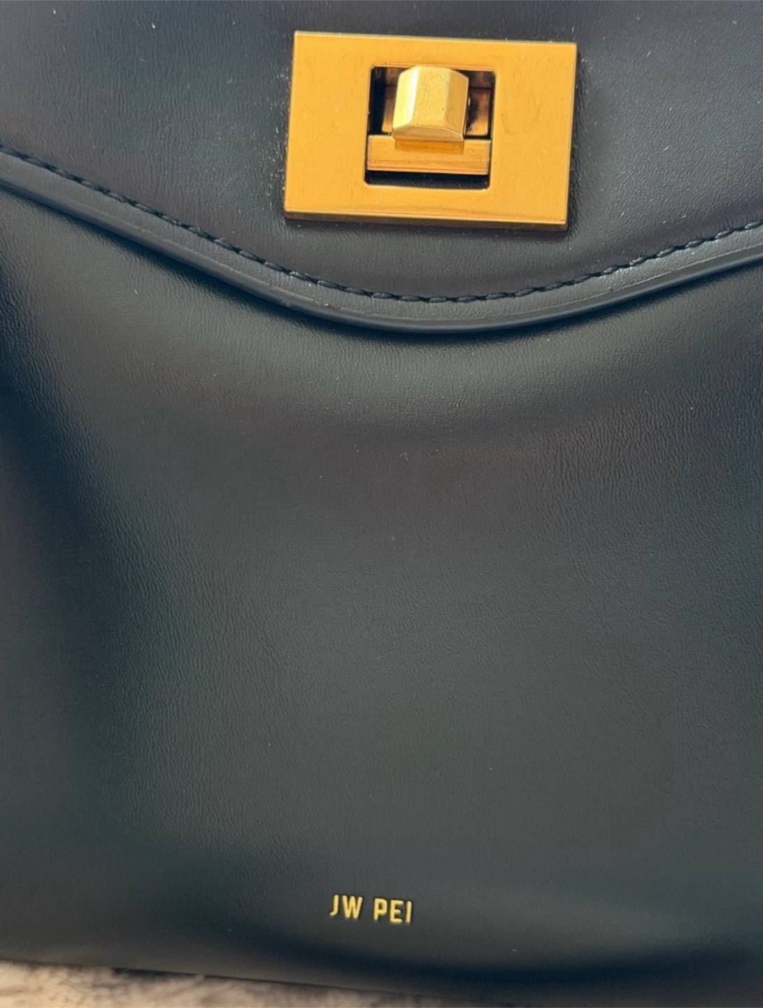 JW Pei Lucia Black Leather Top Handle Shoulder Bag - photo 3