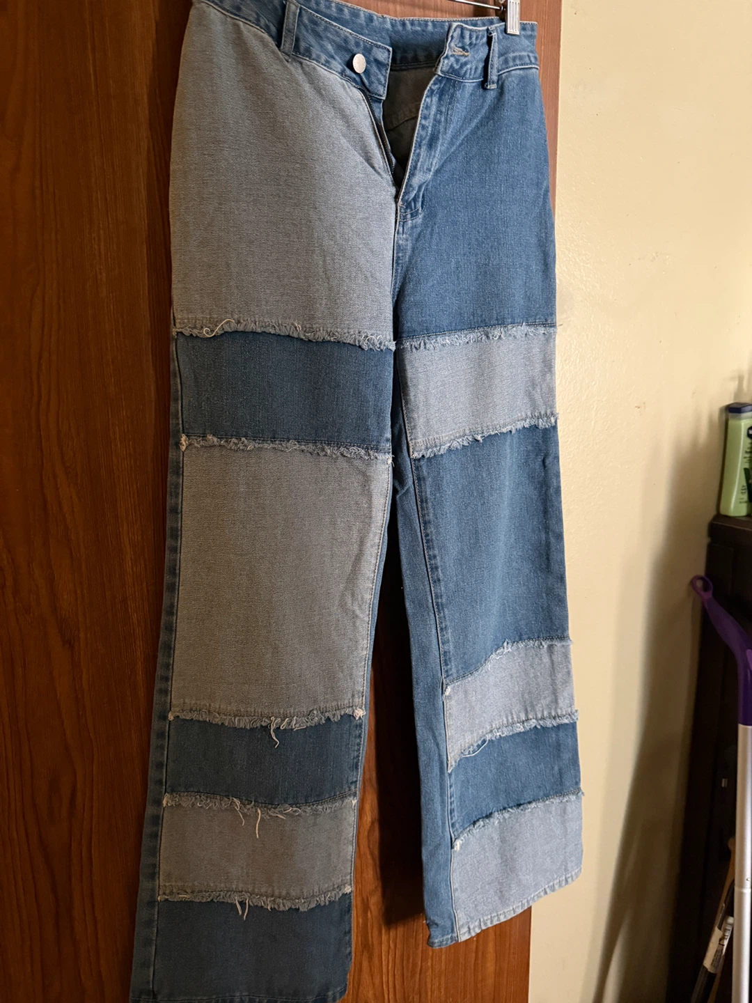 Patchwork Denim Jeans