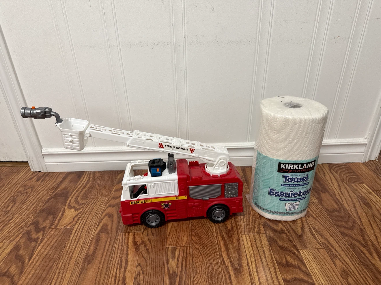 Toy Fire Truck with Rescue Figure - photo 2