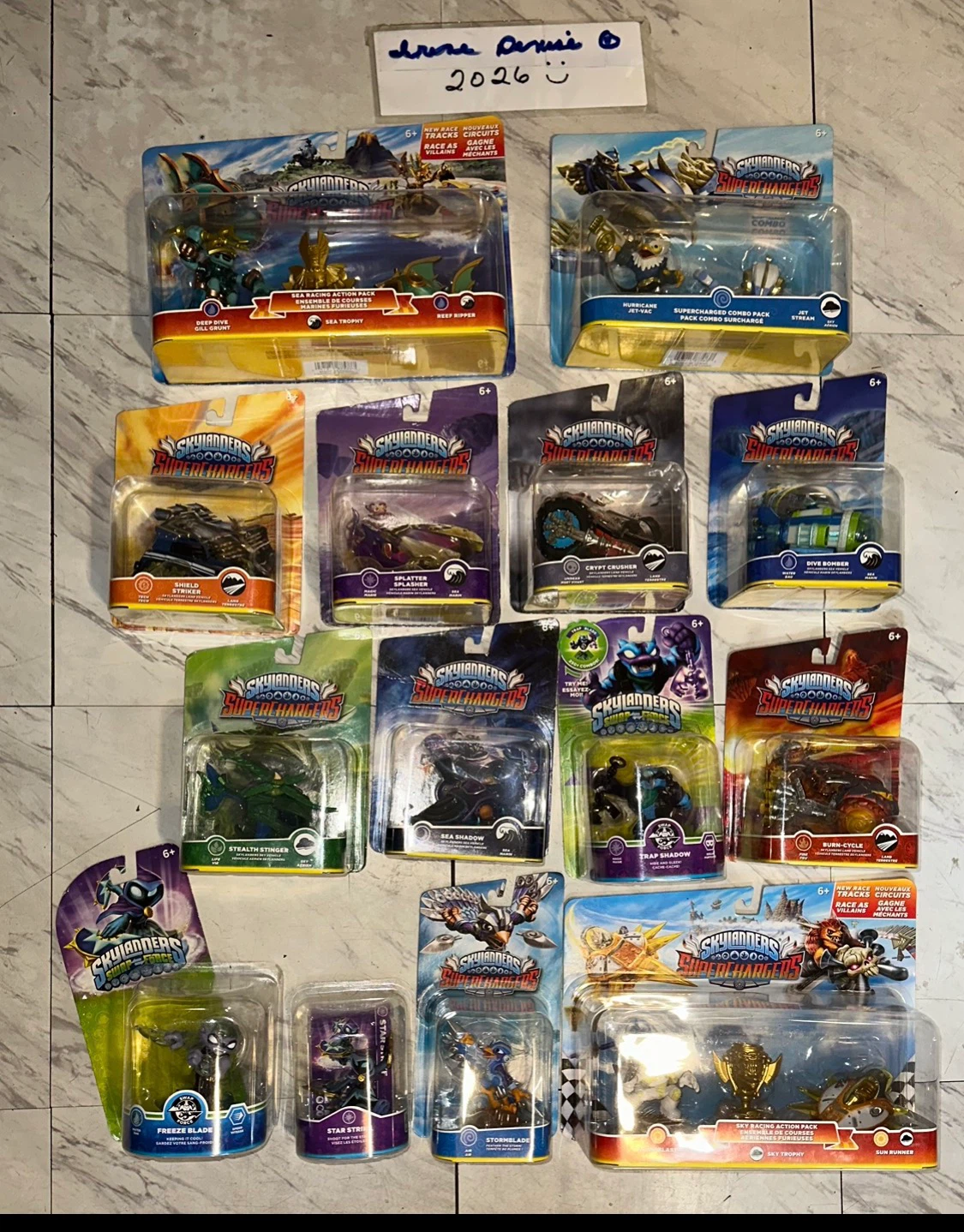 Skylanders Super Chargers Lot - Vehicles & Figures